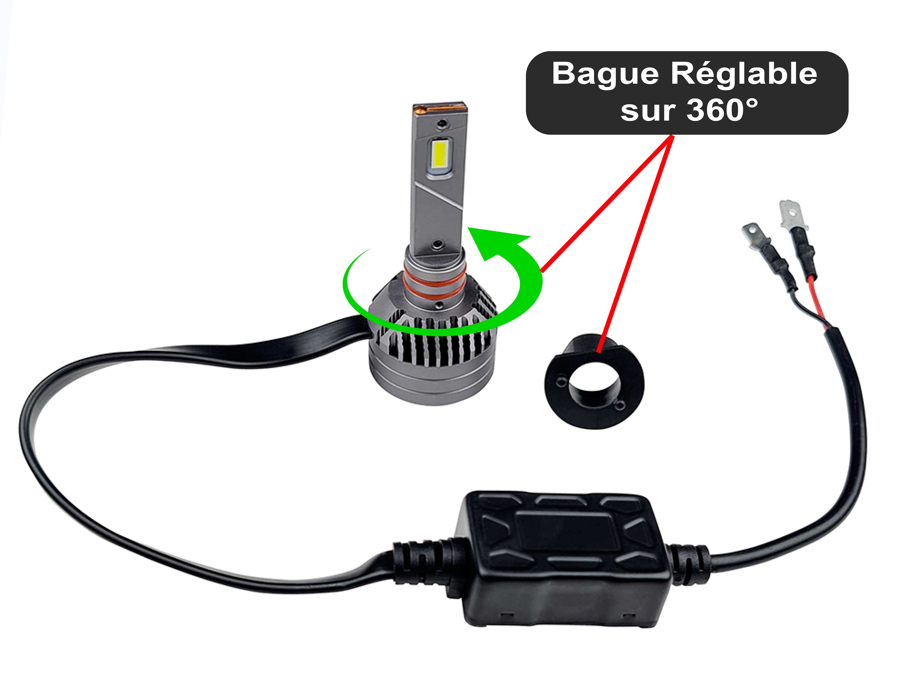 Montagehinweis für eine LED H1-Lampe