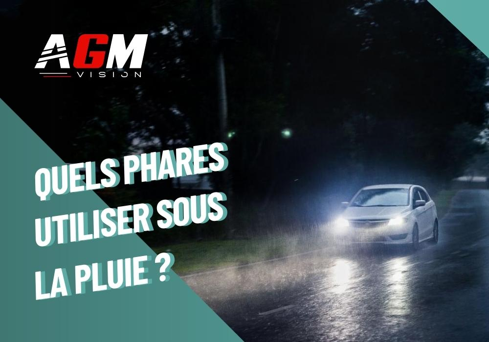phare LED pluie