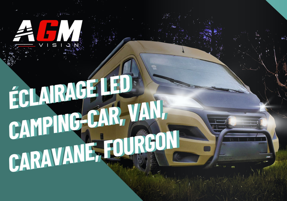 éclairage extérieur camping car caravane fourgon van