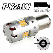 LED PY21W-BAU15S camion 24 V