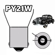 Led Py21w-bau15s, 3V, 6V, 12V - Vintage