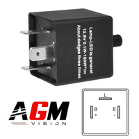 LEDウインカーリレー / フラッシャーリレー（バイク用）– 4ピン – MT3