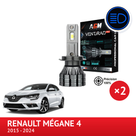 Pack feux de route LED Renault Megane 4 2016 à 2023 - AGM Vision