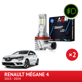 Pack feux antibrouillard avant LED Renault Megane 4 2016 à 2023 - AGM Vision
