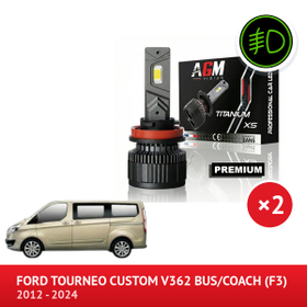 Pachet proiectoare de ceață față LED Ford Transit Custom (2017 - 2023) - AGM Vision