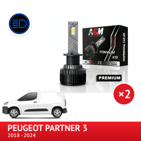 Pachet lumini de drum LED Peugeot Partner 2018 à 2024 - AGM Vision