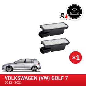 PACK Éclairage Plaque d'immatriculation Volkswagen Golf 7 2012 à 2020 - AGM Vision