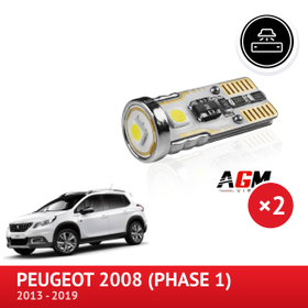 LED license plate pack Peugeot 2008 (2013 to 2019) - AGM Vision