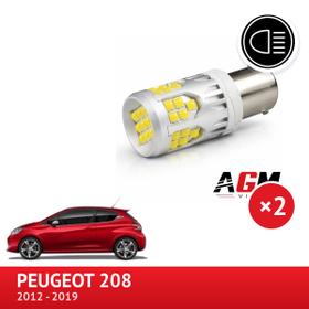 Pachet becuri LED lumini de marșarier Peugeot 208 (2012 à 2019) - AGM Vision