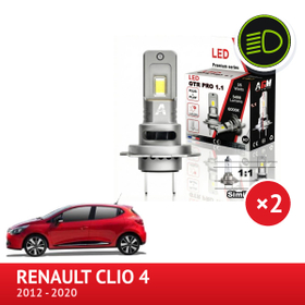 Pack LED feux de croisement Renault Clio 4 (2012 à 2020) - AGM Vision