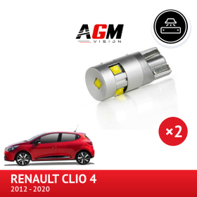 Pack LED immatriculation Renault Clio 4 (2012 à 2020) - AGM Vision