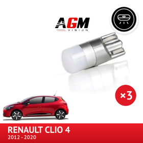 Pack LED plafonnier avant Renault CLIO 4 (2012 à 2020) - AGM Vision