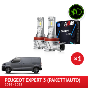 Pack LED Antibrouillard Avant Peugeot Expert 3 de 2016 à 2024 - AGM Vision