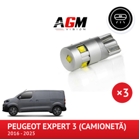 Pack LED Plafonnier Avant Peugeot Expert 3 de 2016 à 2025 - AGM Vision