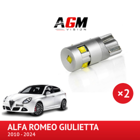 Pack LED Éclairage Entrée de Porte Avant Alfa Romeo Giulietta de 2010 à 2020 - AGM Vision