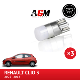 PACK LED Πλαφονιέρα οροφής κεντρική Renault Clio 3 από 2005 έως 2014 - AGM Vision