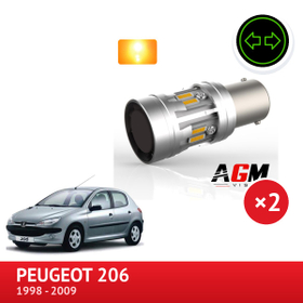 PACK LED Kierunkowskaz tylny Peugeot 206 od 1998 do 2009 - AGM Vision