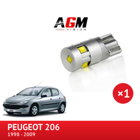 ZESTAW LED do schowka Peugeot 206 z lat 1998–2009 - AGM Vision