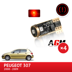 LED PACK 3rd Brake Light Peugeot 307 from 2000 to 2009 - AGM Vision
