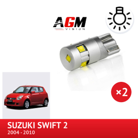PACK LED Veilleuse Avant Suzuki Swift 2 de 2004 à 2010 - AGM Vision