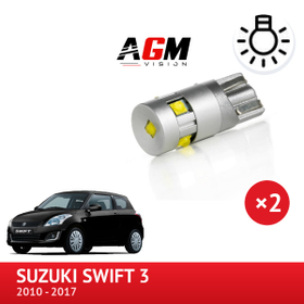 PACK LED Veilleuse Avant Suzuki Swift 3 de 2010 à 2017 - AGM Vision