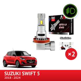 Σετ LED εμπρός προβολέων ομίχλης Suzuki Swift V (2017 à 2023) - AGM Vision
