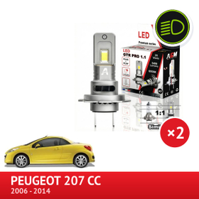 PEUGEOT 207 CC LED-lähivalosarja - AGM Vision