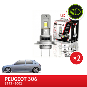 LED low beam kit PEUGEOT 306 - AGM Vision
