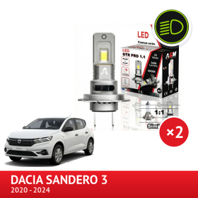 LED nærlys-kit Dacia Sandero 3 - AGM Vision