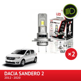 Dacia Sandero 2 LED-lähivalosarja - AGM Vision