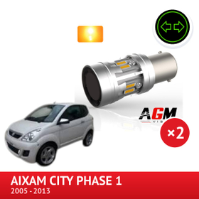 Κιτ LED PY21W Μπροστινό φλας AIXAM City Phase 1 - AGM Vision