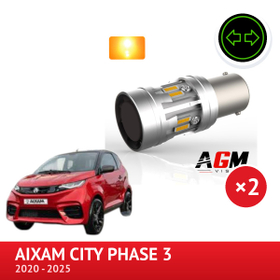Zestaw LED PY21W Kierunkowskaz przedni AIXAM City Phase 3 - AGM Vision