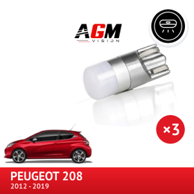 Kit LED iluminare plafonieră față PEUGEOT 208 - AGM Vision