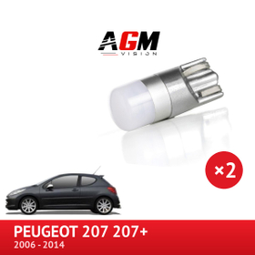 Zestaw LED oświetlenia drzwi PEUGEOT 207 207+ - AGM Vision