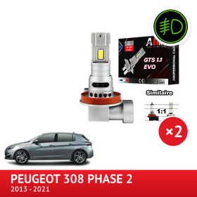 LED tåkelyssett foran PEUGEOT 308 Phase 2 - AGM Vision