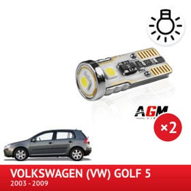 Front LED daytime running light kit VOLKSWAGEN (VW) Golf 5 - AGM Vision