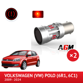 Kit LED P21W Feux de stop VOLKSWAGEN (VW) Polo (6R1, 6C1) - AGM Vision
