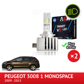LED-sett for nærlys PEUGEOT 3008 1 Monospace - AGM Vision