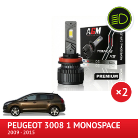 LED-sett for nærlys PEUGEOT 3008 1 Monospace - AGM Vision