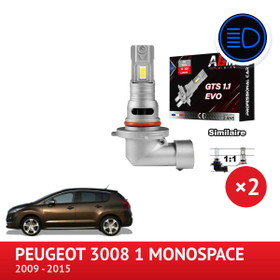 LED-sett for fjernlys PEUGEOT 3008 1 Monospace - AGM Vision