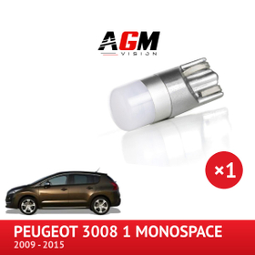 LED-pære til hanskeromsbelysning PEUGEOT 3008 1 Monospace - AGM Vision