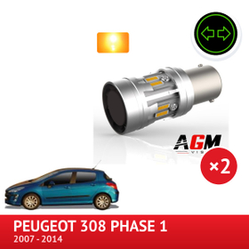 Kit LED clignotant arrière PEUGEOT 308 Phase 1 - AGM Vision