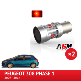Kit LED feu de stop / veilleuse Peugeot 308 Phase 1 - AGM Vision