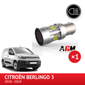 Bec LED P21W Lumină de marșarier CITROËN Berlingo 3 - AGM Vision