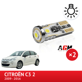 Sada LED pro přední obrysová světla CITROËN C3 2 - AGM Vision