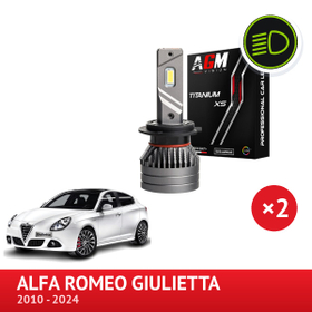 Pack LED haute puissance pour feux de croisement Alfa Romeo Giulietta de 2010 à 2020 - AGM Vision