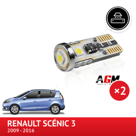LED-sett for nummerskiltbelysning RENAULT Scénic 3 - AGM Vision