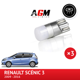 LED-belysningssett til bakre taklampe RENAULT Scénic 3 - AGM Vision