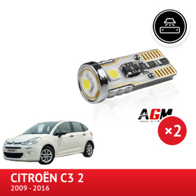 LED sada osvětlení registrační značky CITROËN C3 2 - AGM Vision