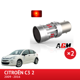 Sada LED pro brzdové a obrysové světlo CITROËN C3 2 - AGM Vision